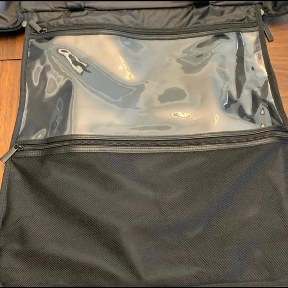 Beis The Hanging Duffle Bag in Black - Picture 6 of 15